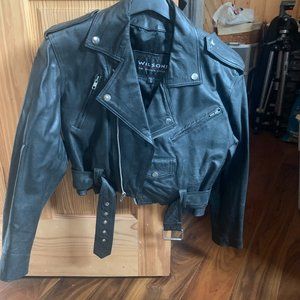 Wilson Leather Jacket - Black, size small
